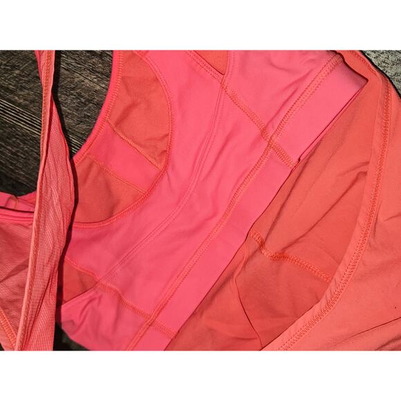 Lululemon Built In sports Bra Loose Muscle Racerback Tank Hot Pink 4 Small - Picture 5 of 5